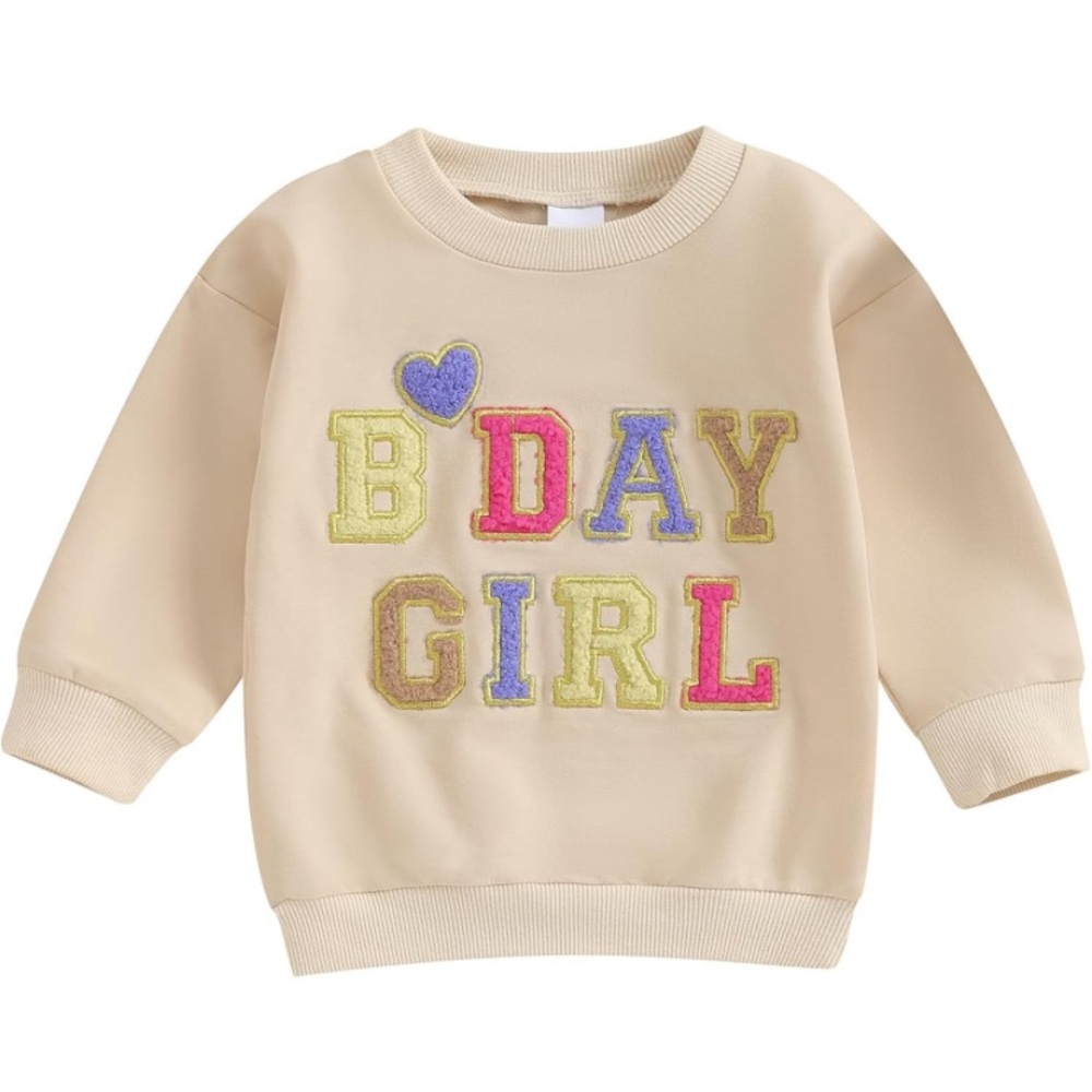 Toddler Birthday Girl Sweater 2T-3T